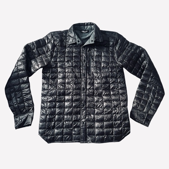 The North Face Dark Gray ThermoBall Puffer Jacket Mens Small NWOT - Picture 6 of 13